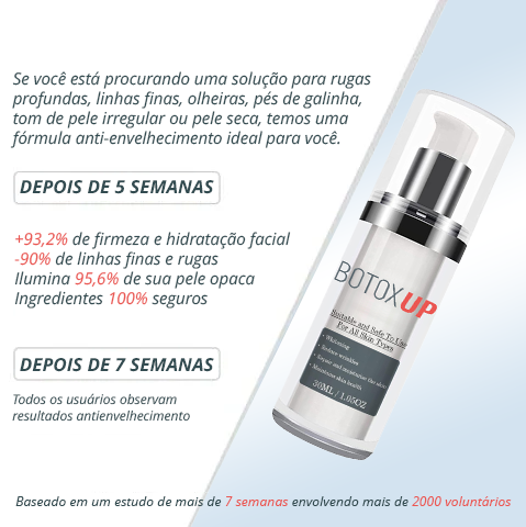 Botox Up Sérum Anti-Envelhecimento - LANÇAMENTO 2023